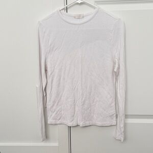 Nuuds Classic White Long Sleeve Tee